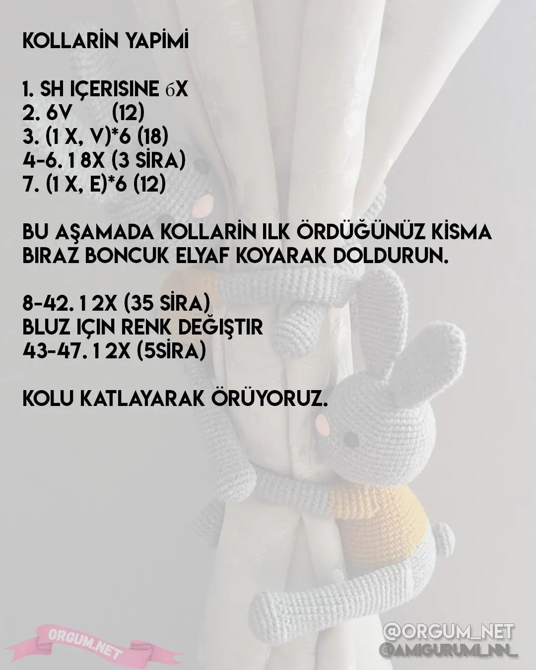 Tasarım Şeması: Perdeyi Tutan Sevimli Tavşanlar