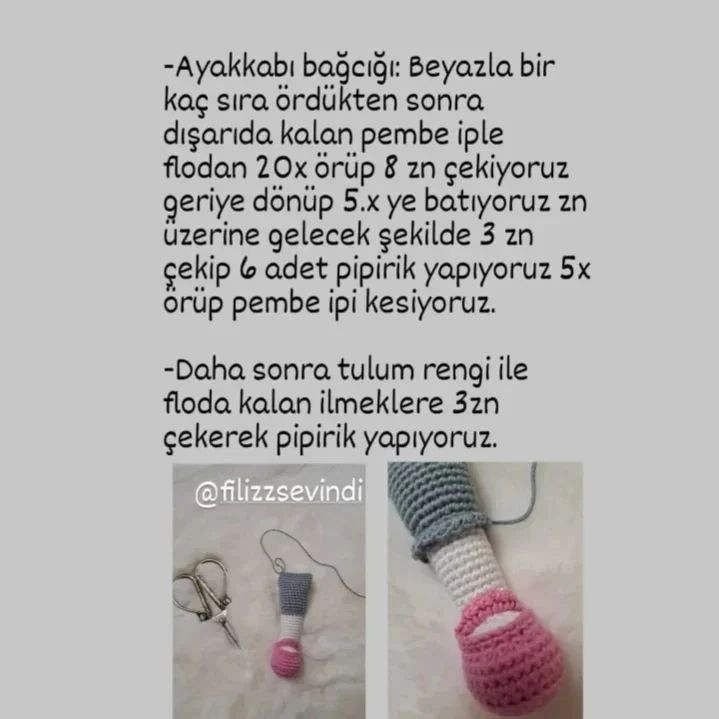 Tavşan Amigurumi Gövde Şeması