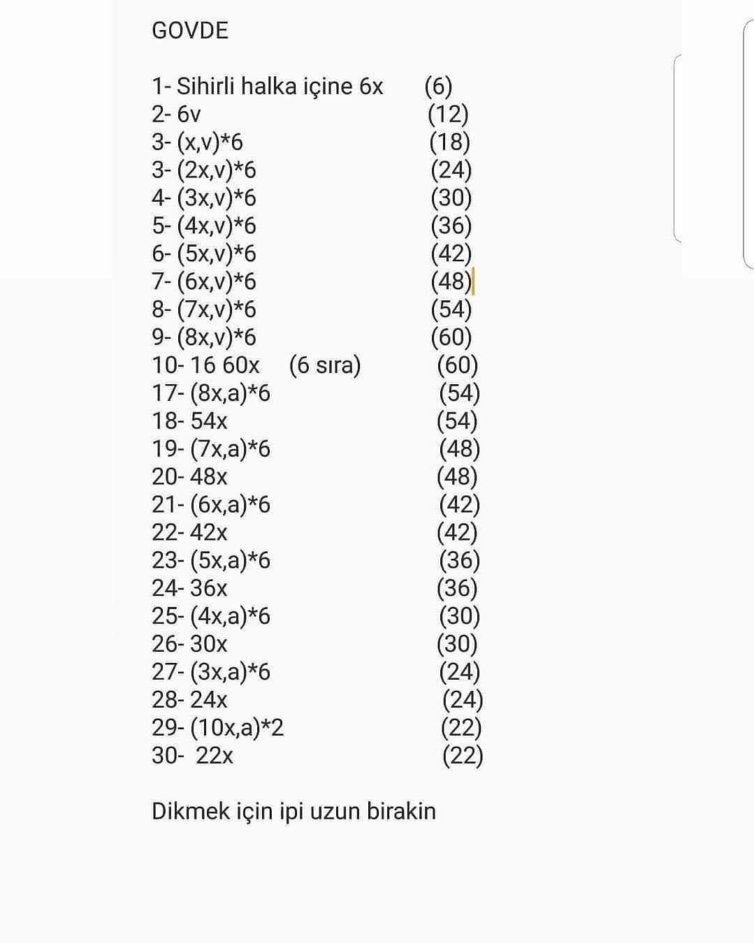 Tavşan Amigurumi Tığ İşi Tarifi Tarif Sahibi
