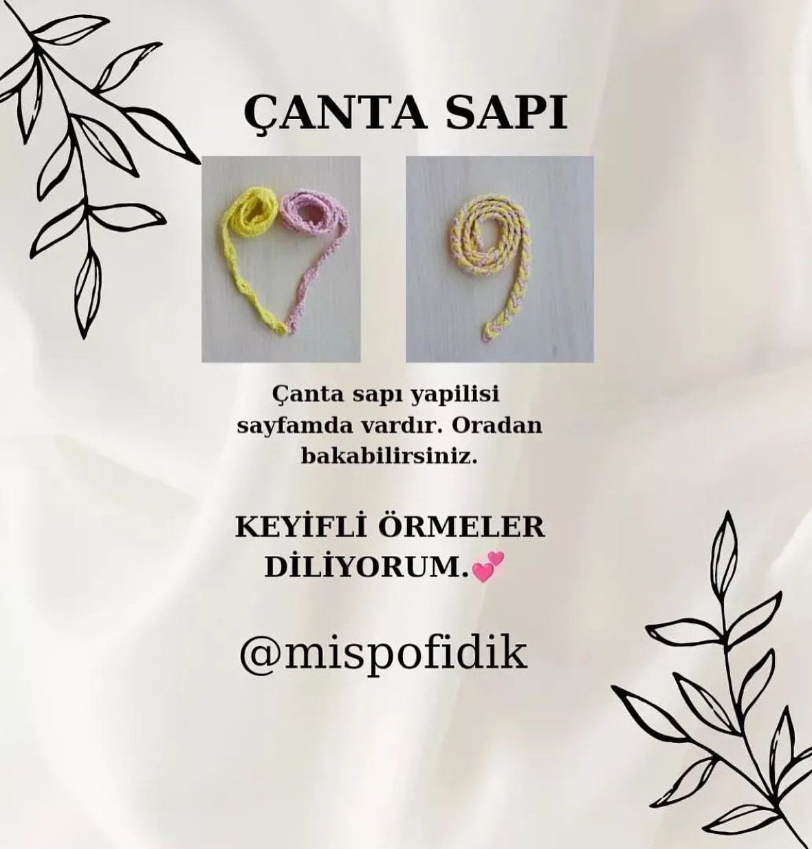 Tavşan Çanta Örgü Şeması
