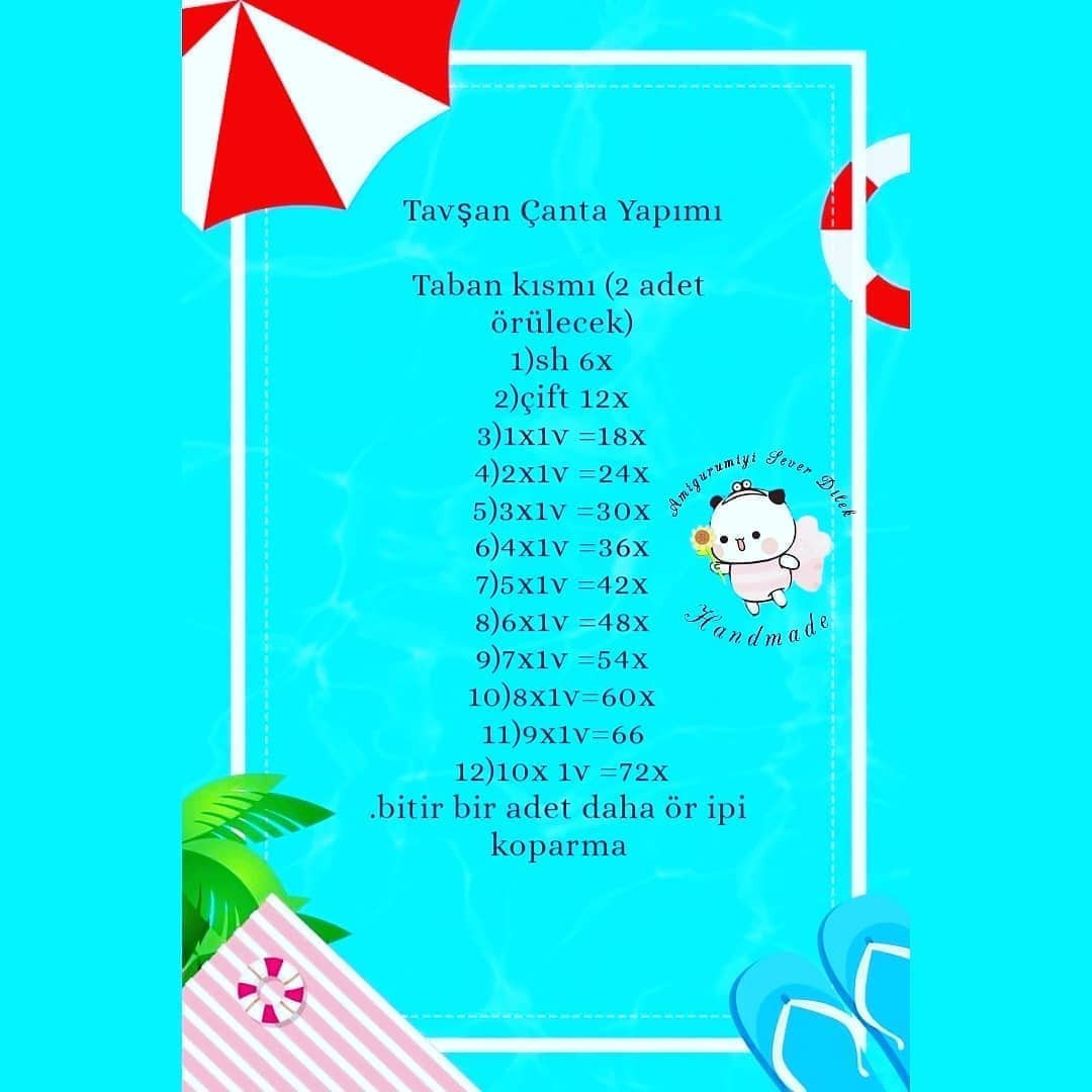 Tavşan Çanta Şeması