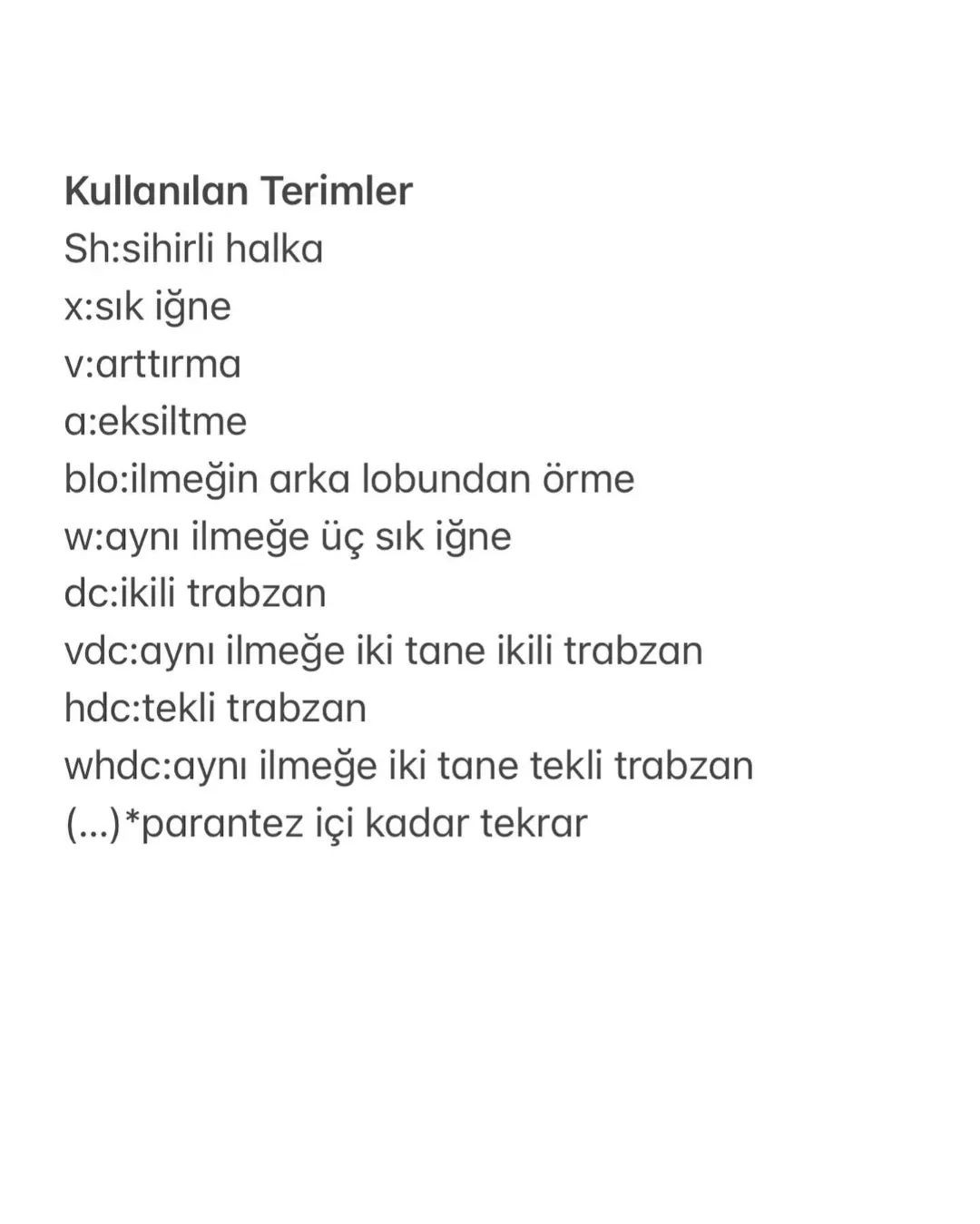 Tavşan Çıngırak Tığ İşi Şeması