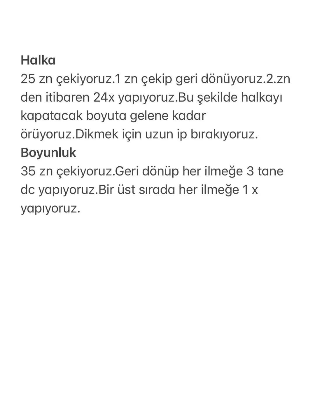 Tavşan Çıngırak Tığ İşi Şeması