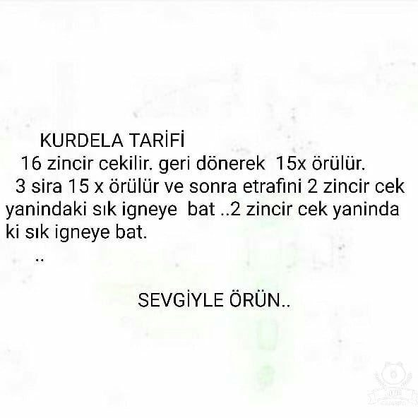 Tavşan Çıngırak ve Sepet Tığ İşi Tarifi