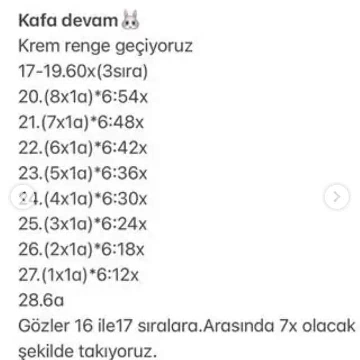 Tavşan Zili Tığ İşi Tarifi