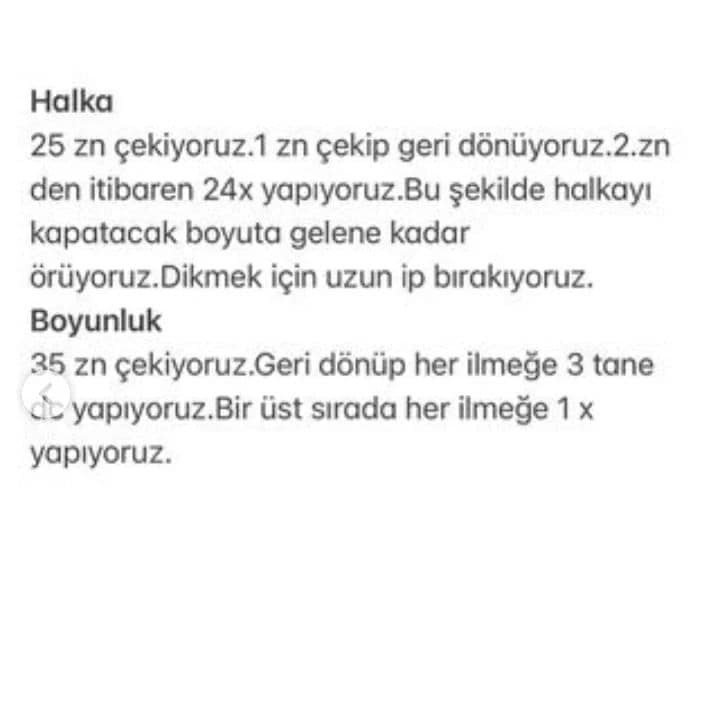Tavşan Zili Tığ İşi Tarifi