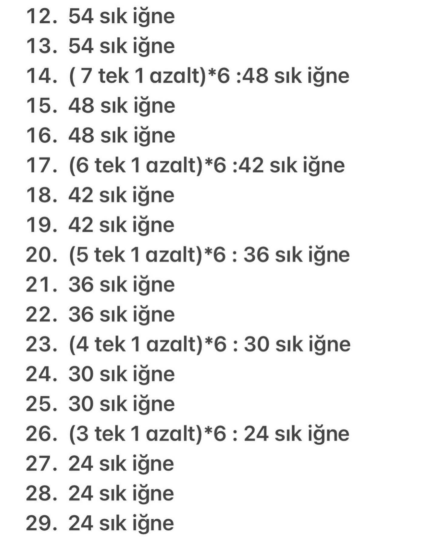 Tavuk Butu Tığ İşi Şeması