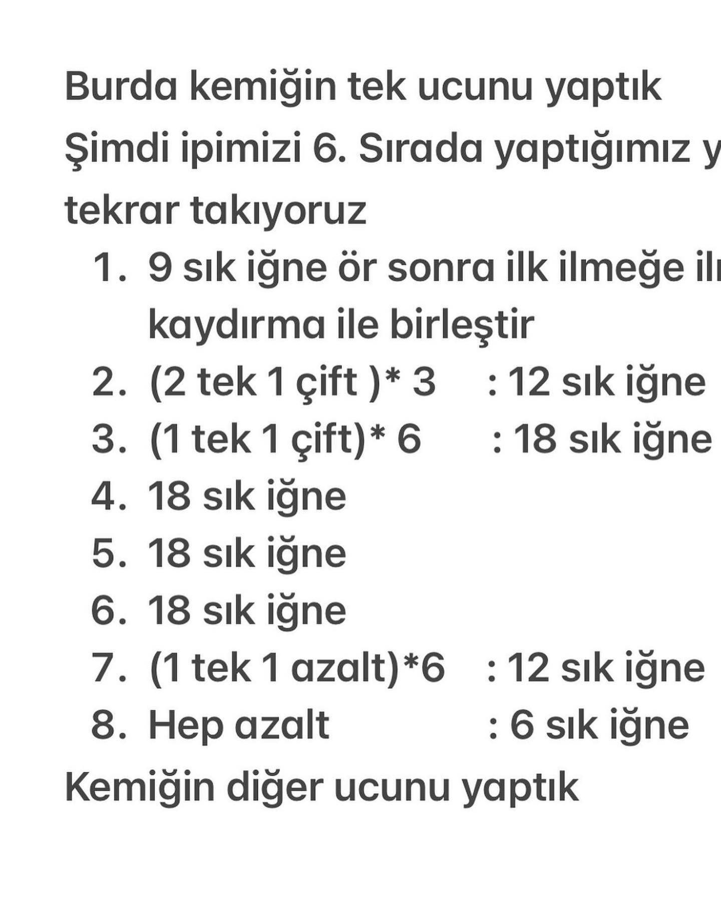 Tavuk Butu Tığ İşi Şeması