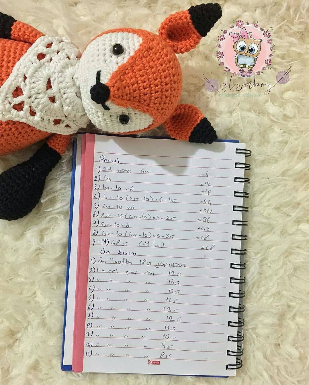 Tí hon Tilki Amigurumi Şeması
