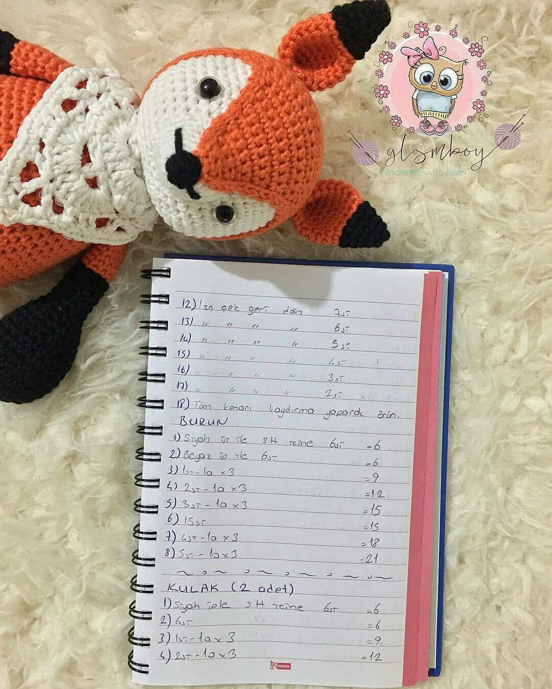 Tí hon Tilki Amigurumi Şeması