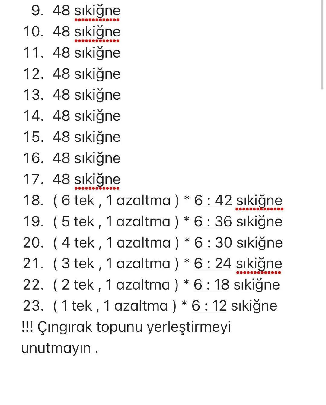 Tığ işi Arı Zili Tarifi
