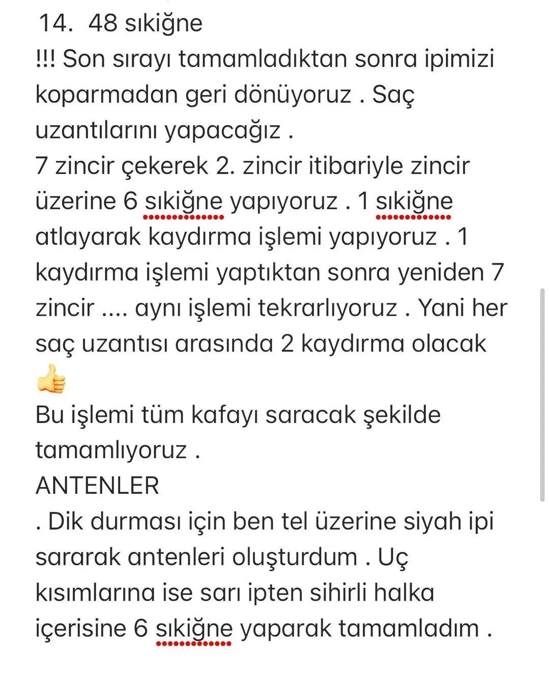 Tığ işi Arı Zili Tarifi