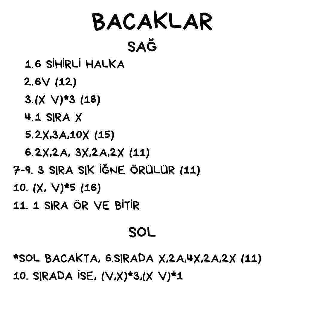 Tığ işi ayı ve iplikleri