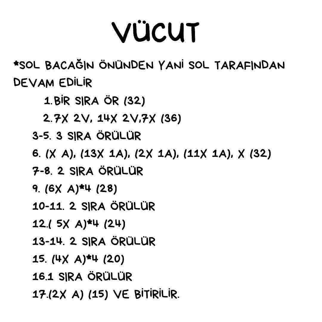 Tığ işi ayı ve iplikleri
