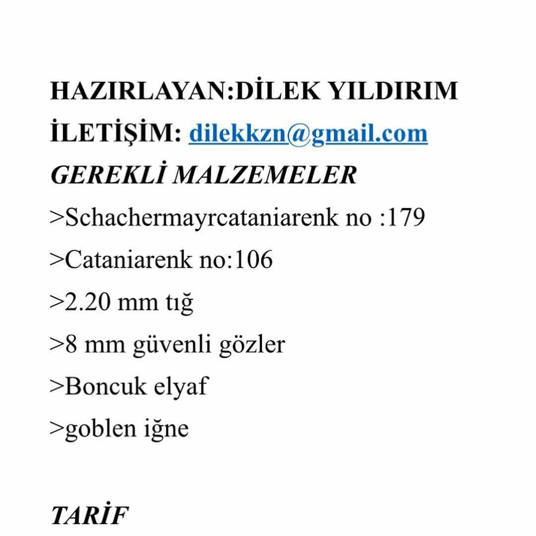 Tığ İşi Ayıcık Şeması🌟🌟 AMOUR AYICIK TARİFİ BURDA 🌟🌟