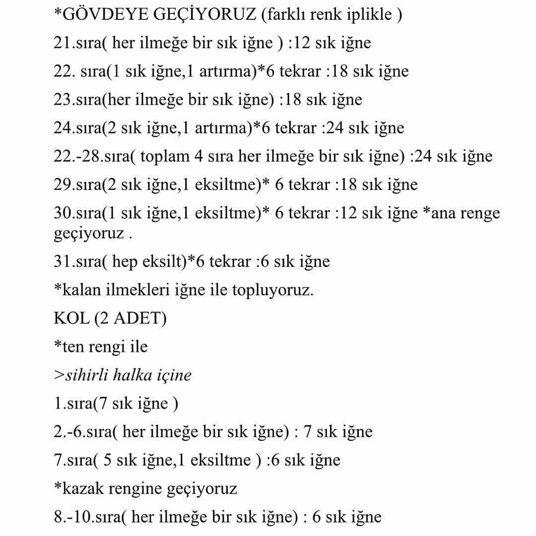 Tığ İşi Ayıcık Şeması🌟🌟 AMOUR AYICIK TARİFİ BURDA 🌟🌟