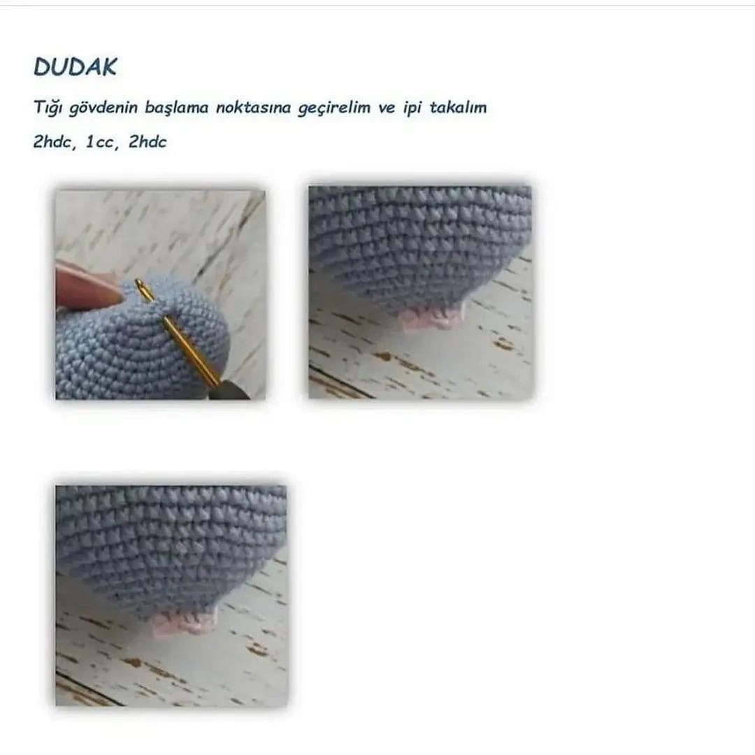Tığ İşi Balık Amigurumi Şeması