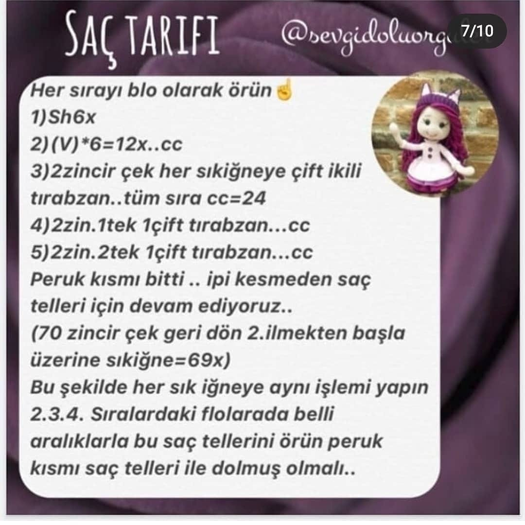 Tığ İşi Bebek Şeması amigurumitavşantarifi