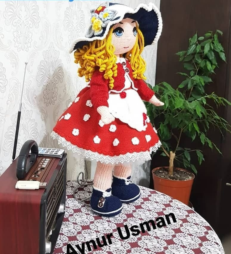 Tığ İşi Bebek Şeması Çok güzel bir bebek 😊