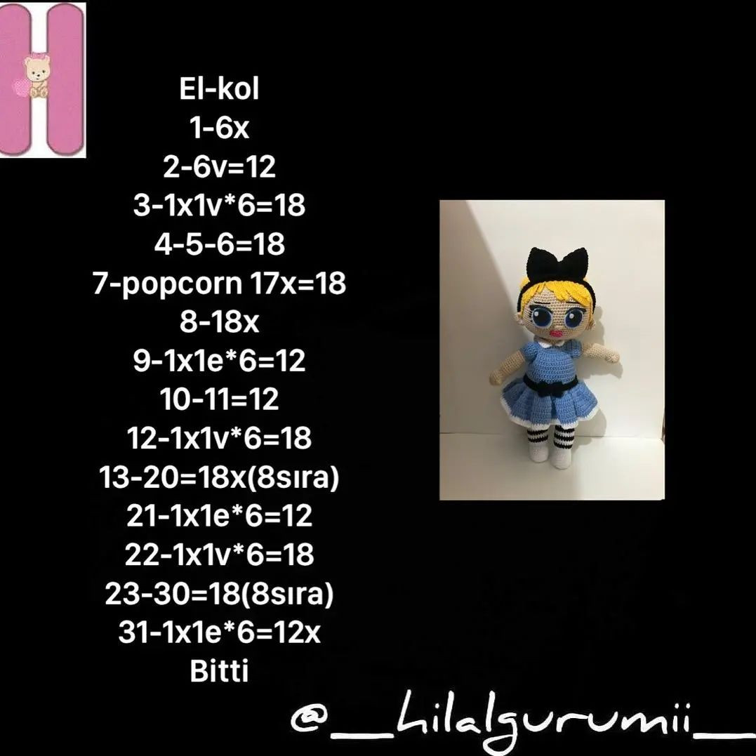 Tığ İşi Bebek Şeması gazzal baby cotton