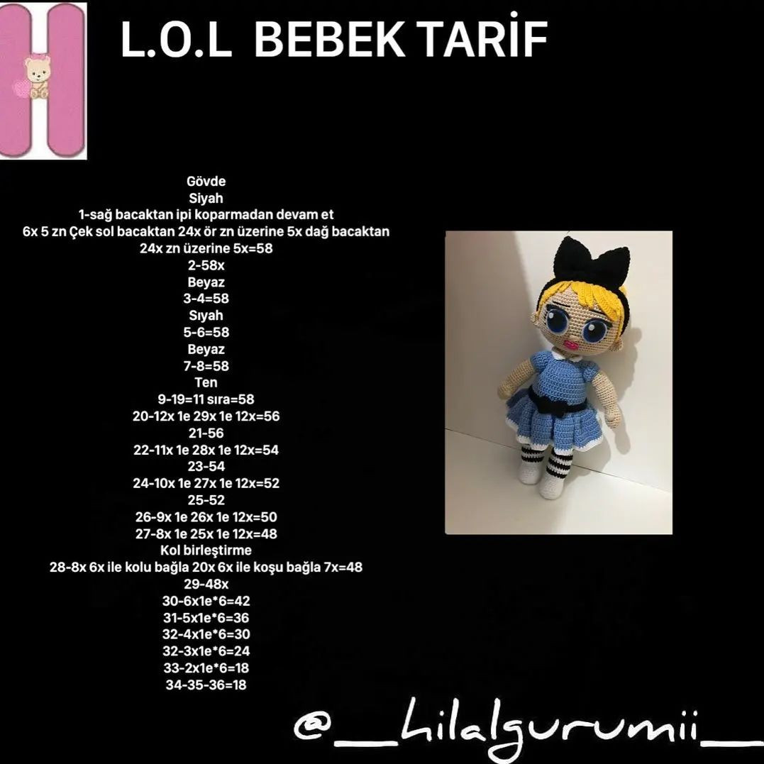 Tığ İşi Bebek Şeması gazzal baby cotton