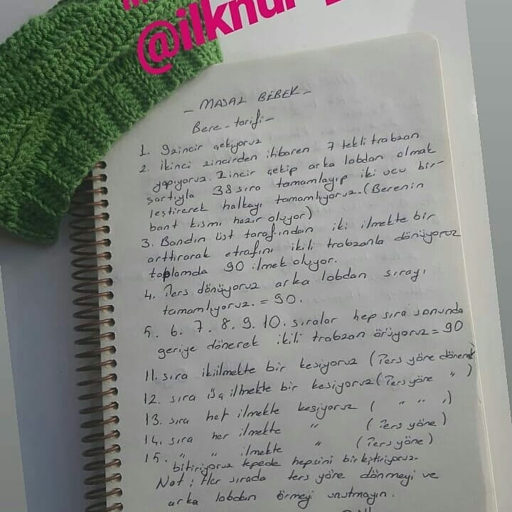 Tığ işi Bebek Şeması Günaydın masal bebek tarifi ile geldim