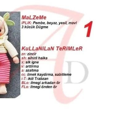 Tığ İşi Bebek Şeması KIYAFET TARİFİ HİKAYEMDE'dir