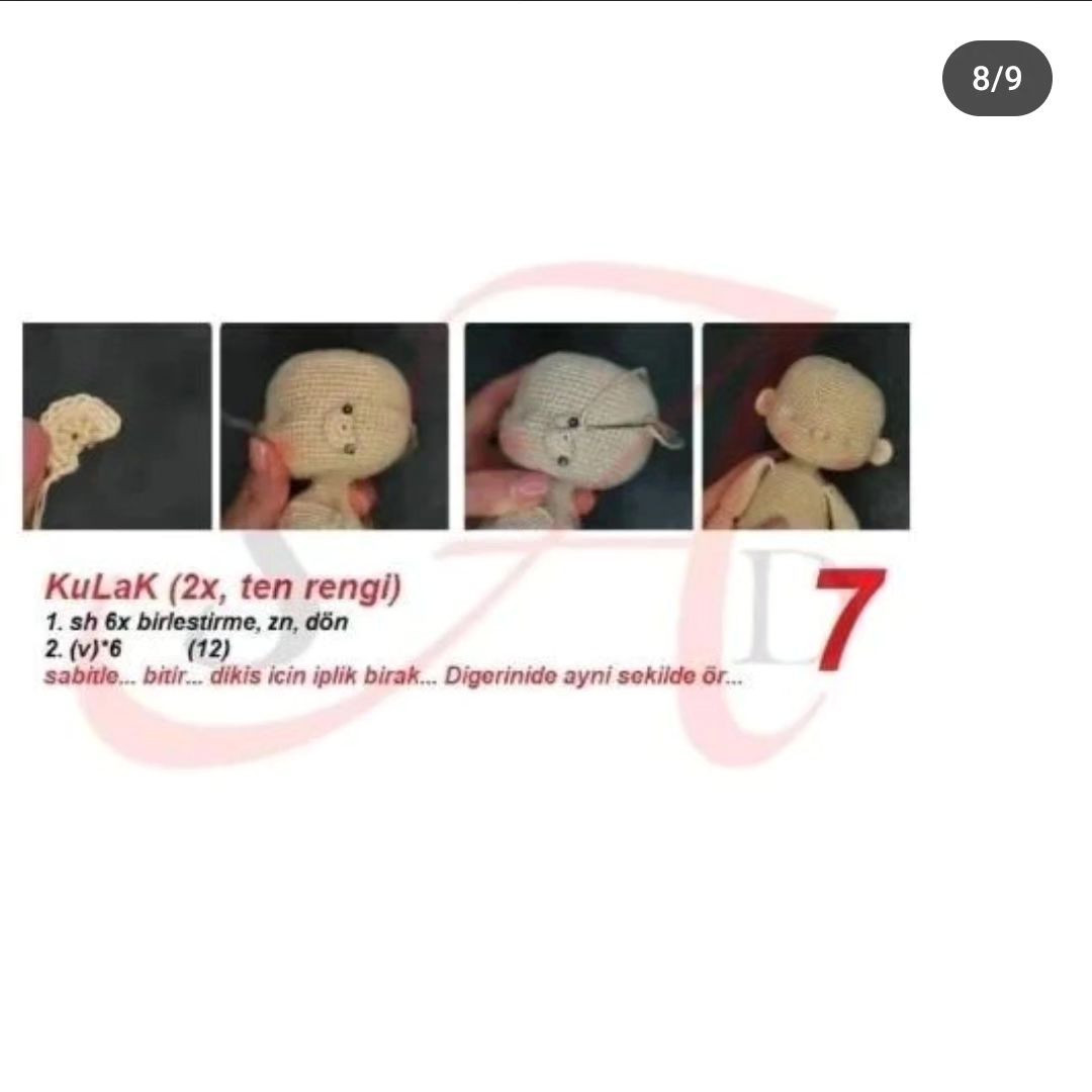 Tığ İşi Bebek Şeması KIYAFET TARİFİ HİKAYEMDE'dir
