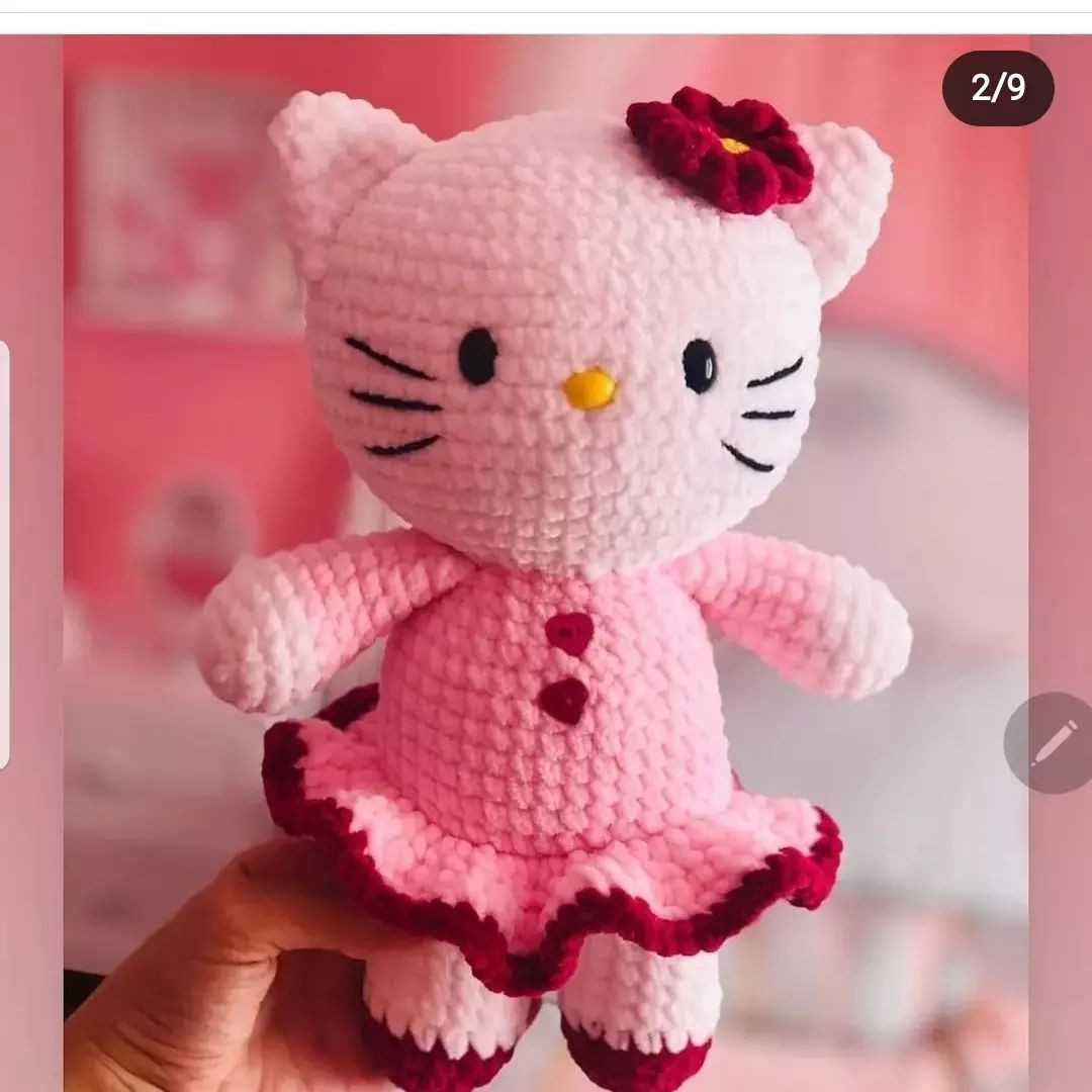 Tığ İşi Hello Kitty Şeması