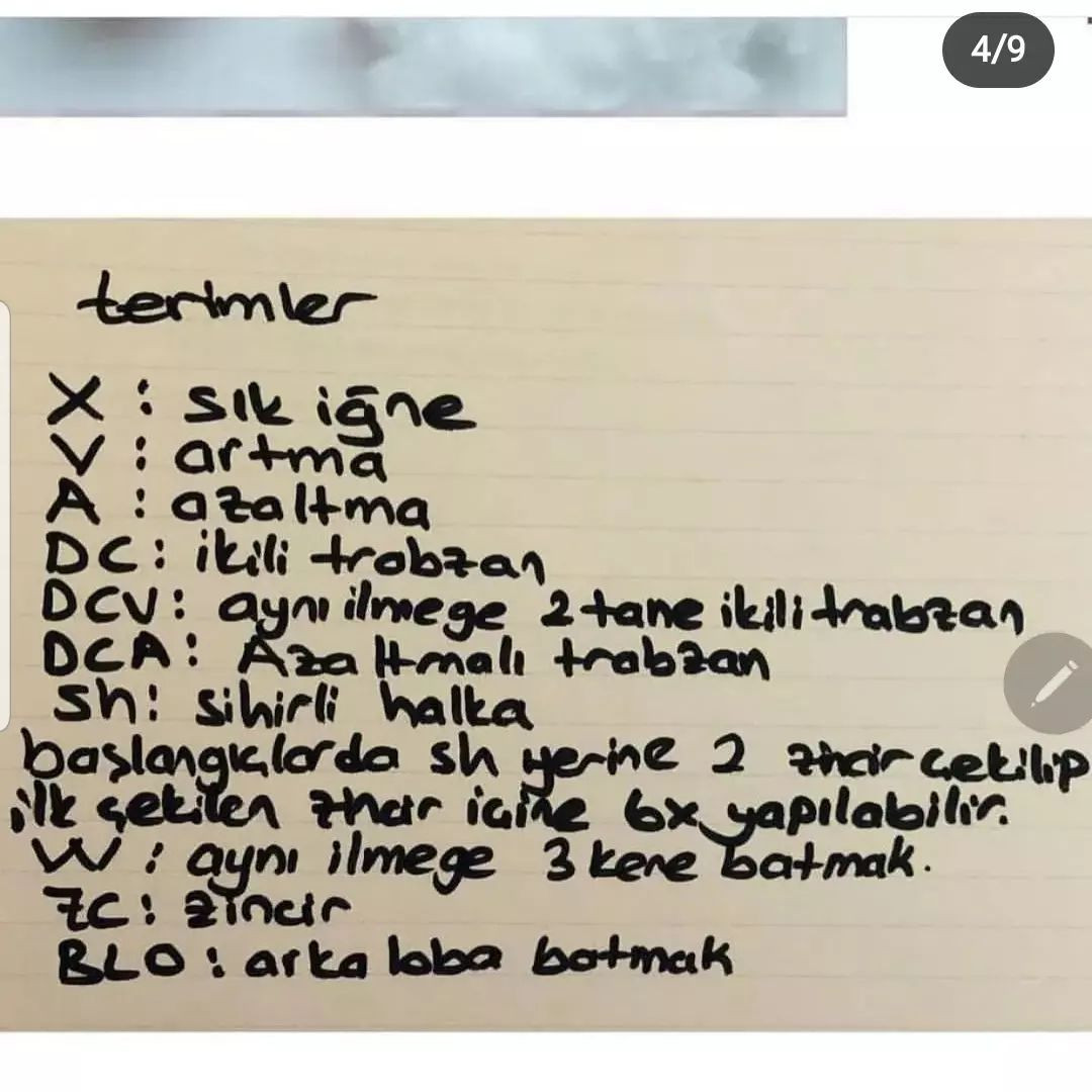 Tığ İşi Hello Kitty Şeması