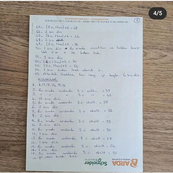 Tığ İşi Köpek Bebekler Şeması
