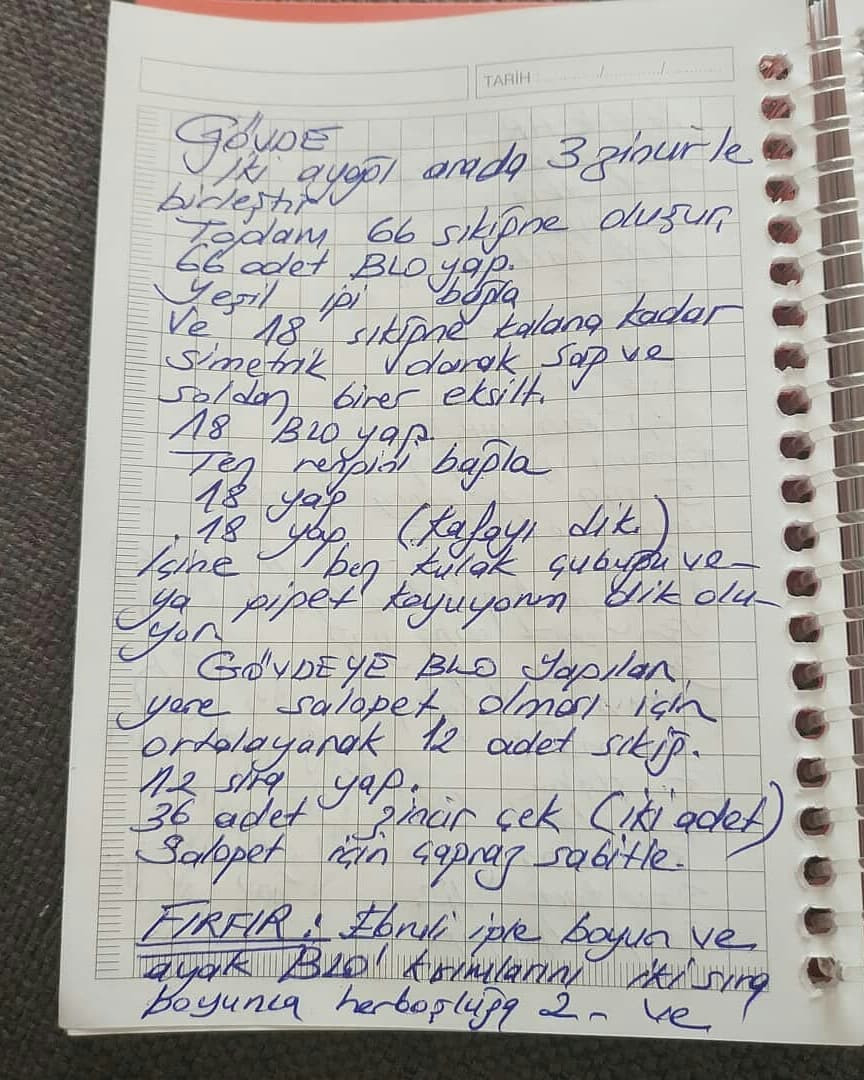 Tığ İşi Palyaço Şeması