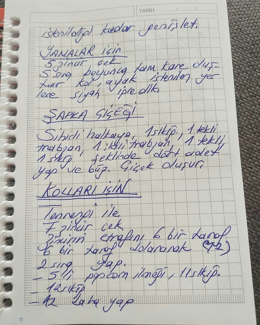 Tığ İşi Palyaço Şeması
