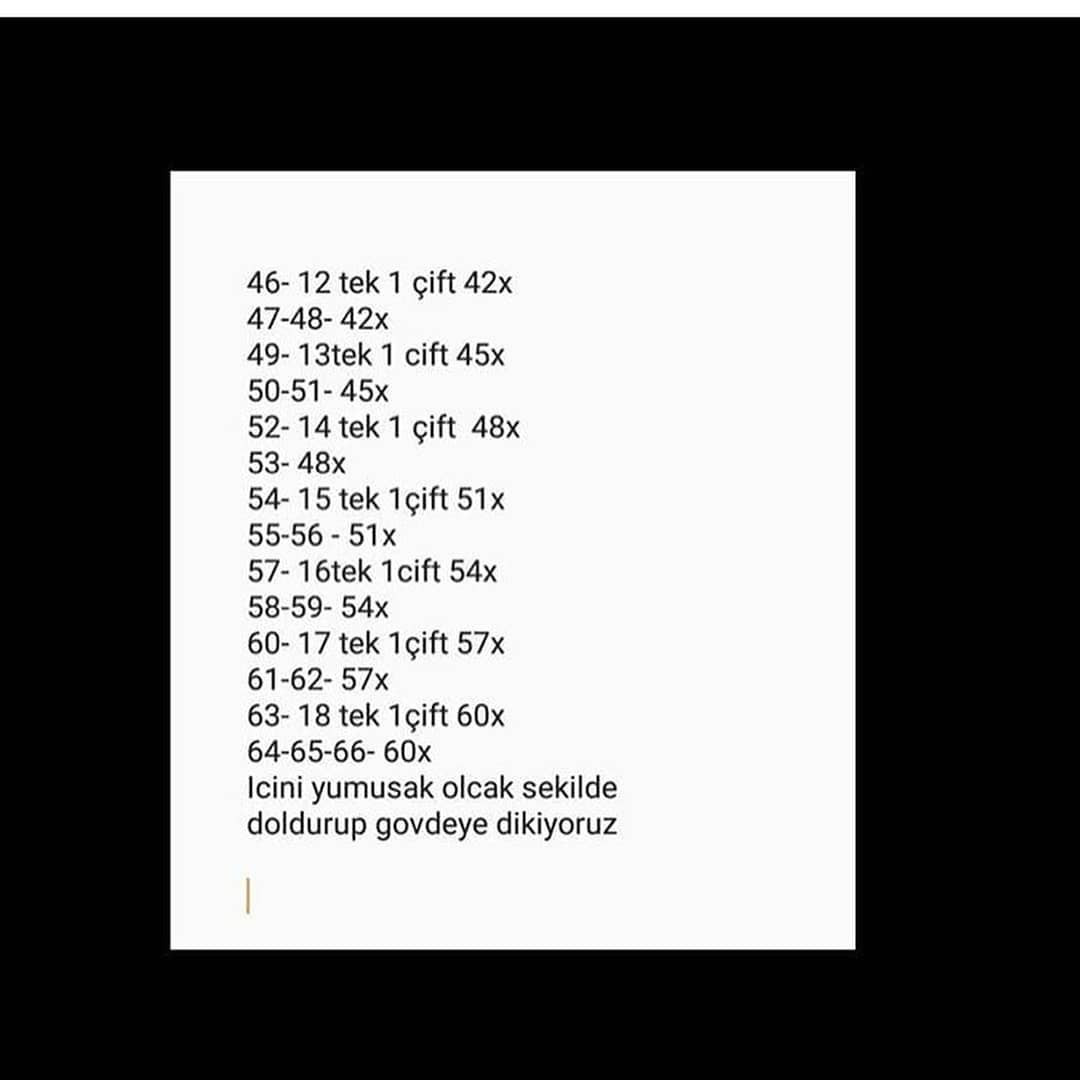Tığ İşi Sevimli Dinozor Yapımı Sonuncu bölüm