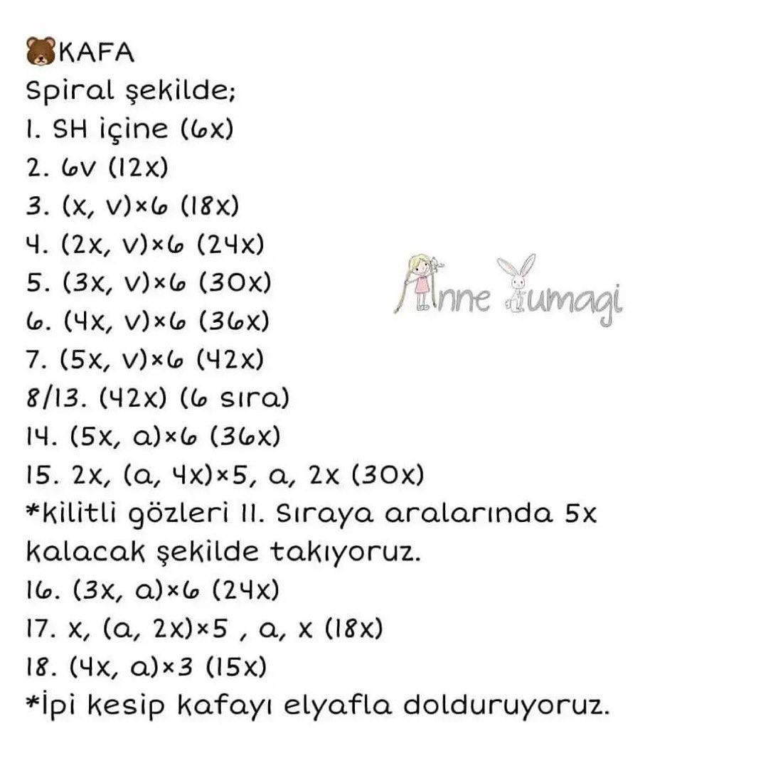 Tığişli Ayıcık Simon Şeması