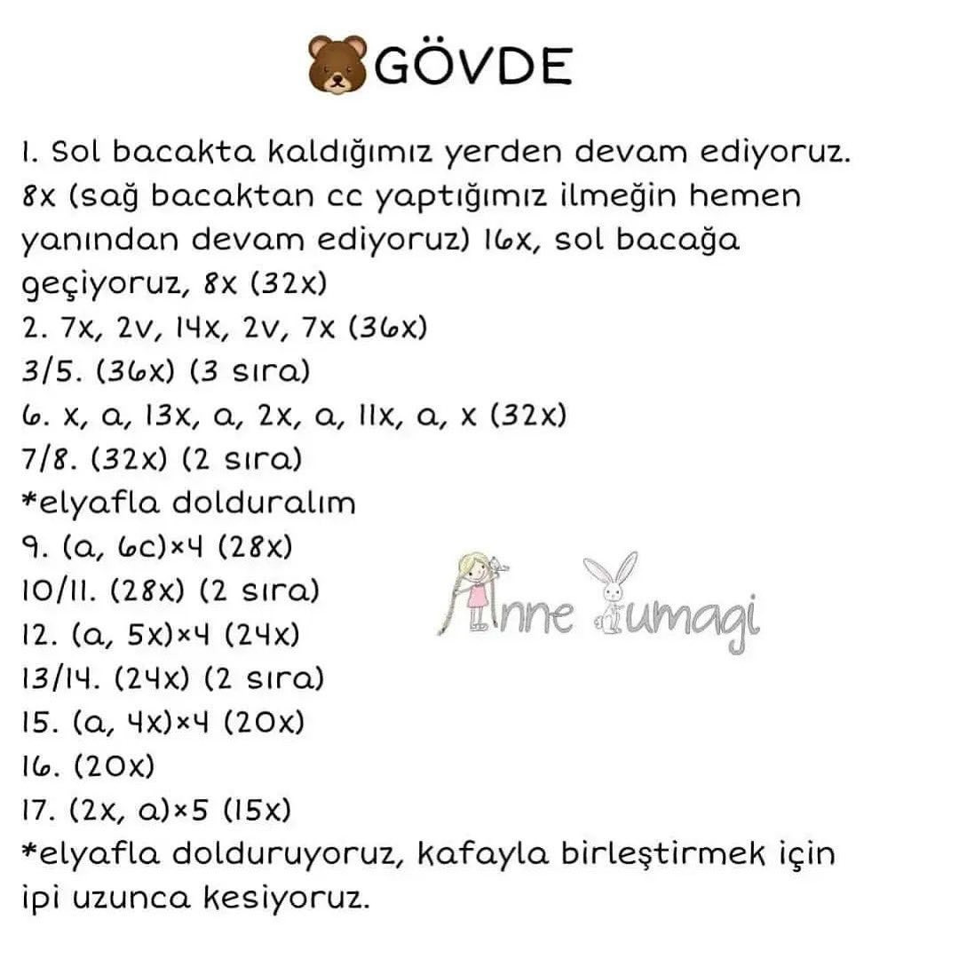 Tığişli Ayıcık Simon Şeması