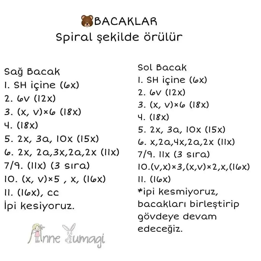 Tığişli Ayıcık Simon Şeması