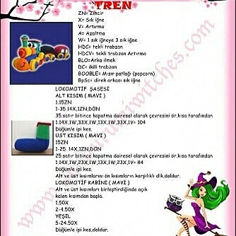 Tırnaklı Tren Modeli Şeması
