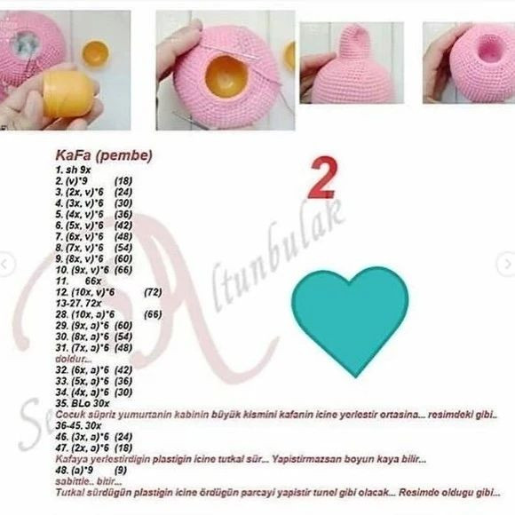 Tırnaklı Zürafa Amigurumi Şeması