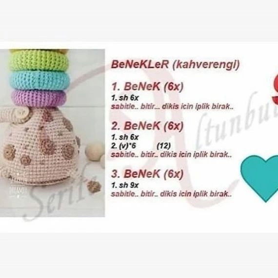 Tırnaklı Zürafa Amigurumi Şeması