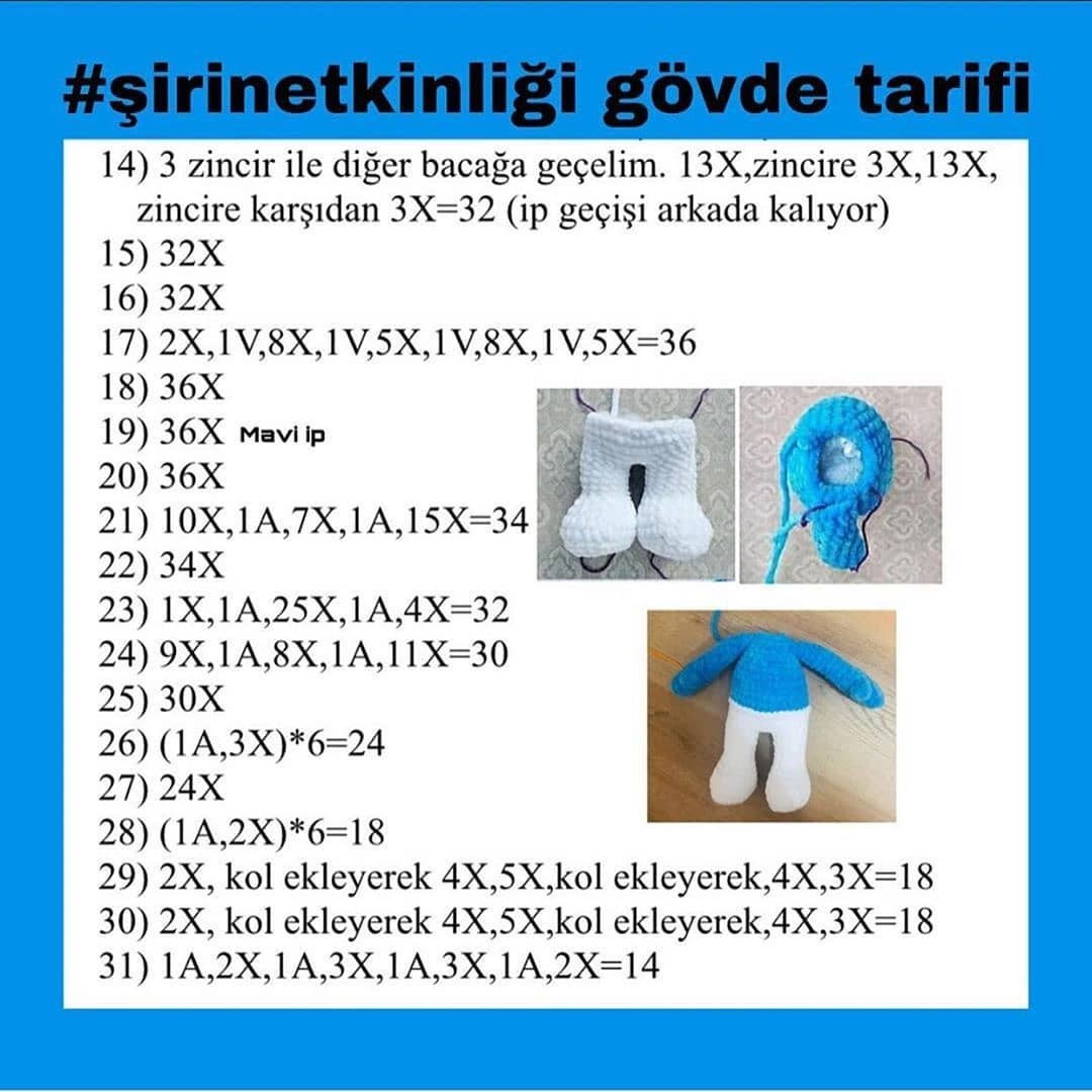 Tırtıklı Bebek Şeması Ücretsiz