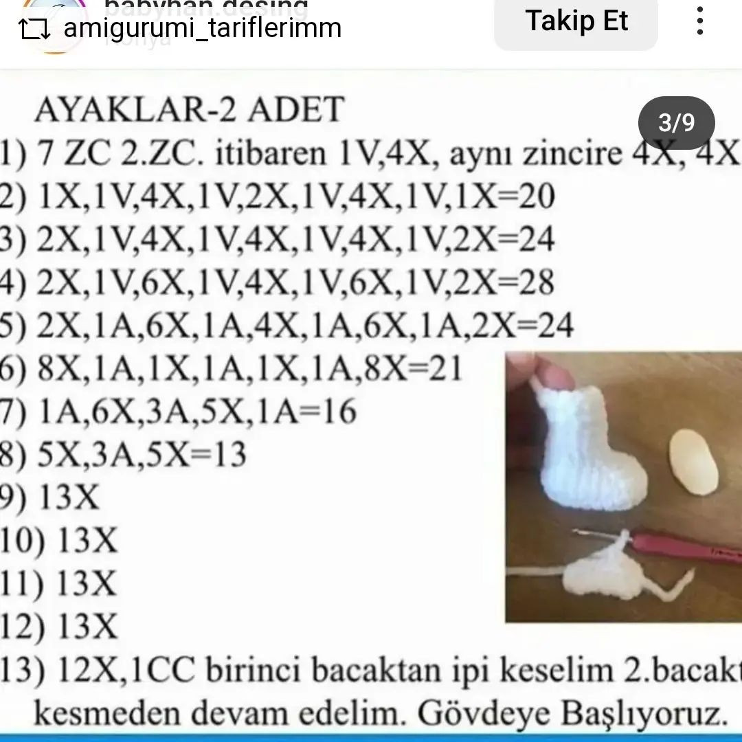 Tırtıklı Bebek Şeması Ücretsiz