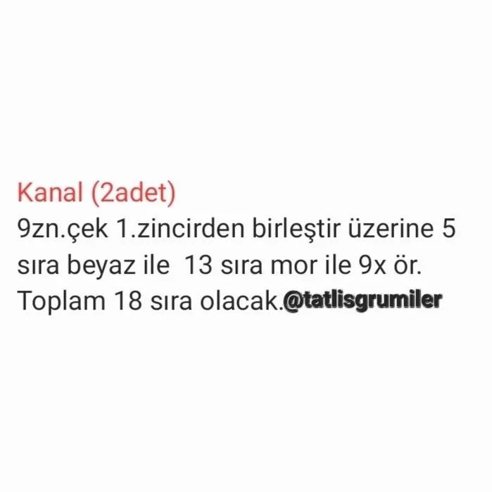 Tırtıklı Tavşan Amigurumi Şeması