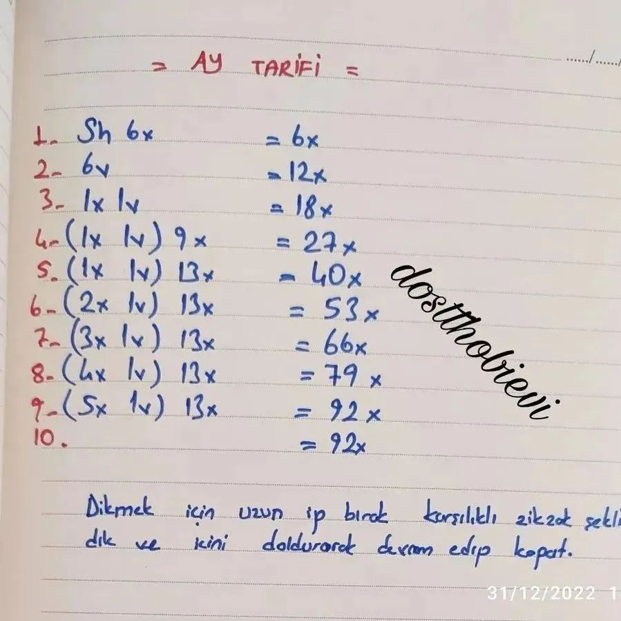Tırtıklı Yıldız ve Ay Bebek Arabası Süsü Yapımı