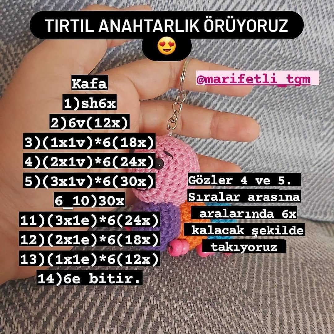 Tırtıl Anahtarlık Örnek Şeması