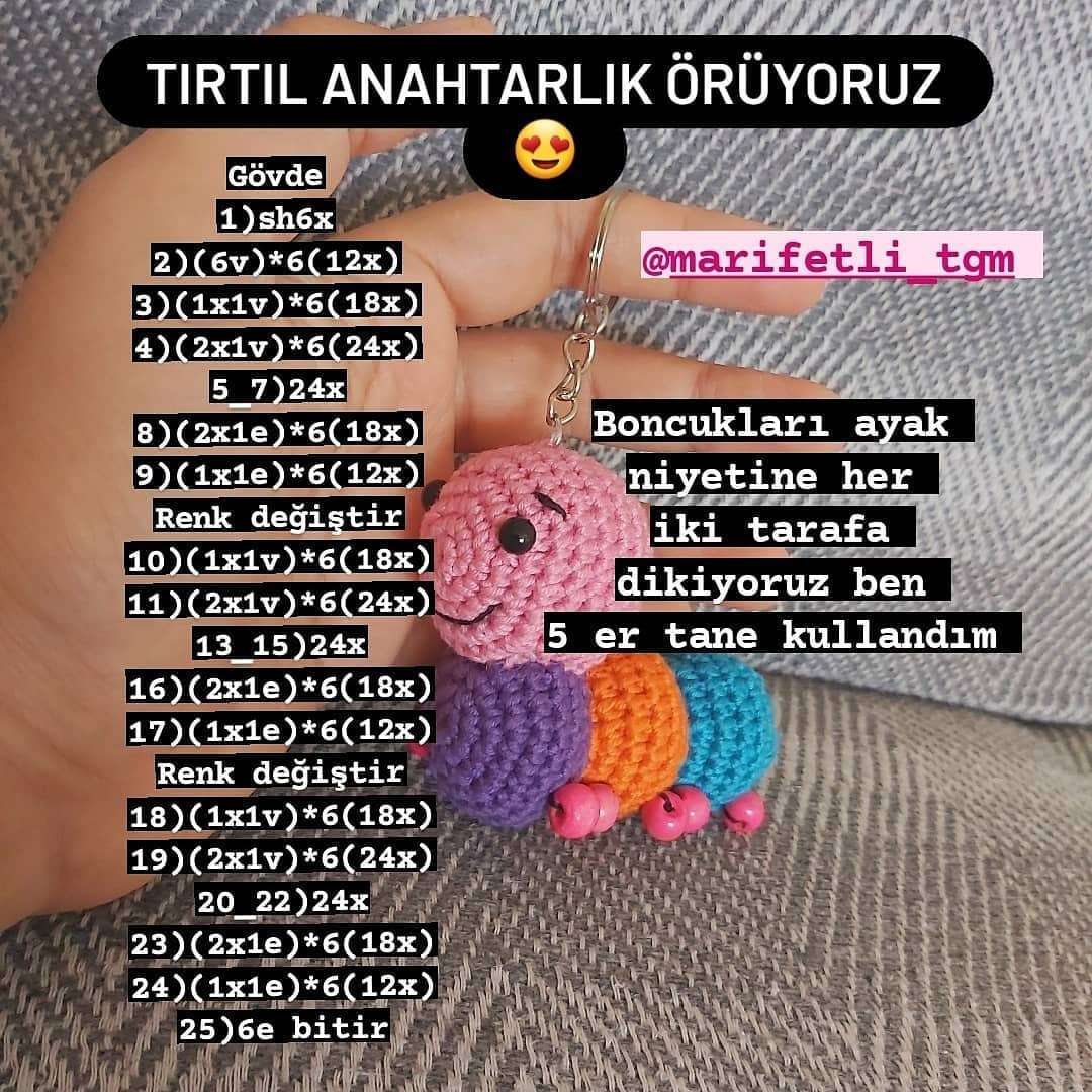 Tırtıl Anahtarlık Örnek Şeması