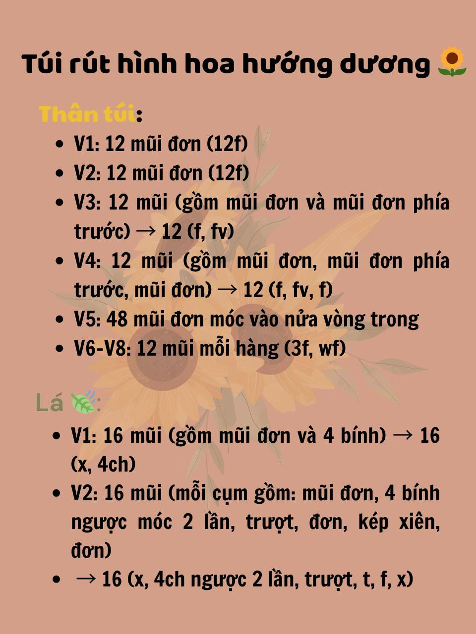 túi rút hình hoa hướng dương