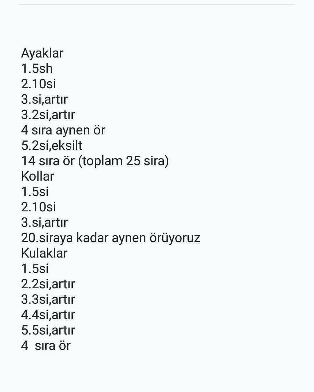 Türkçe:  Sevimli Örgü Kedi Yavrusu Şeması
