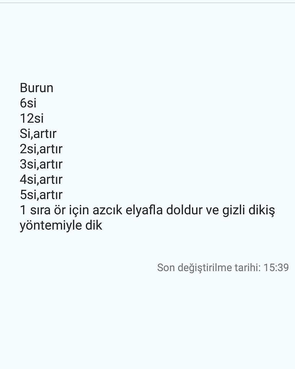 Türkçe:  Sevimli Örgü Kedi Yavrusu Şeması