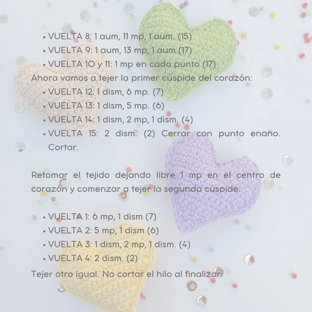 Tutorial gratuito: Amigurumis Corazón